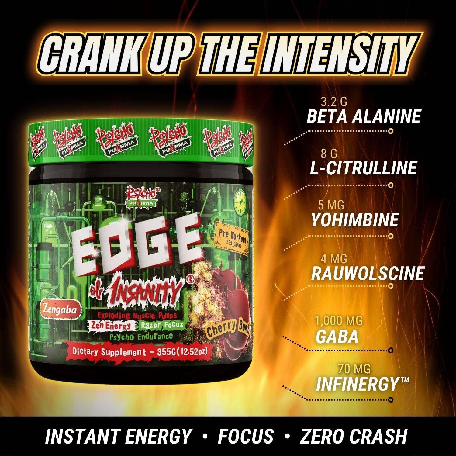 The Best PreWorkout of 2022 Edge of Insanity Psycho Pharma